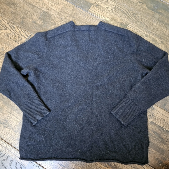 JAMES PERSE CASHMERE V-NECK BLACK SWEATER SIZE 3 WOMENS - Picture 6 of 8